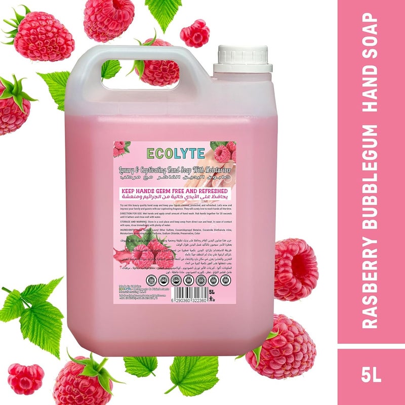ECOLYTE+ صابون اليدين ECOLYTE+ بنكهة توت العليق والعلكة - 5 لتر - Image 3